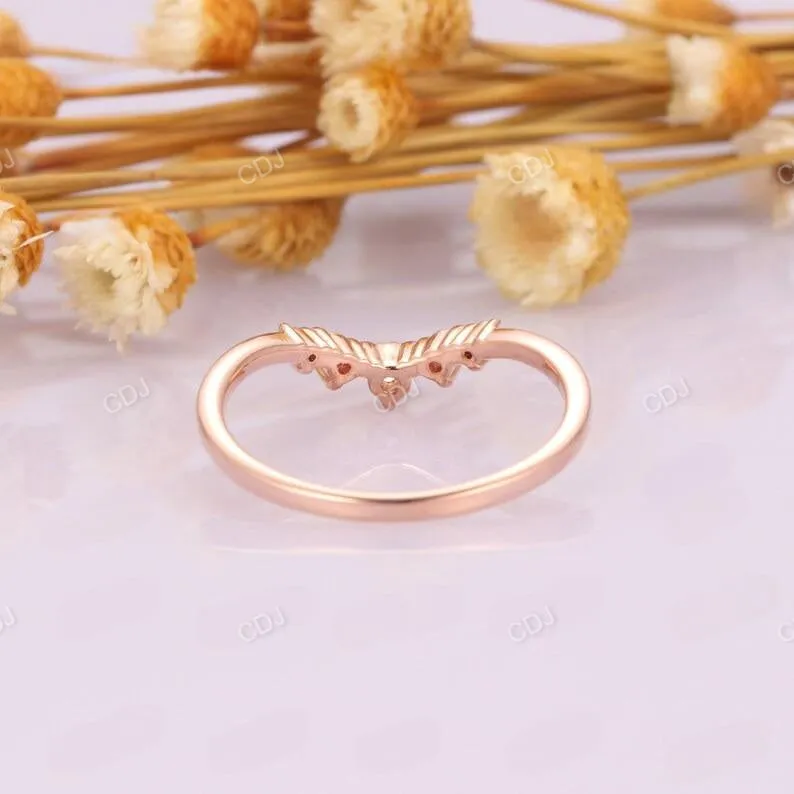 0.17CTW Unique Lab Grown Diamond Bridal Stacking Ring