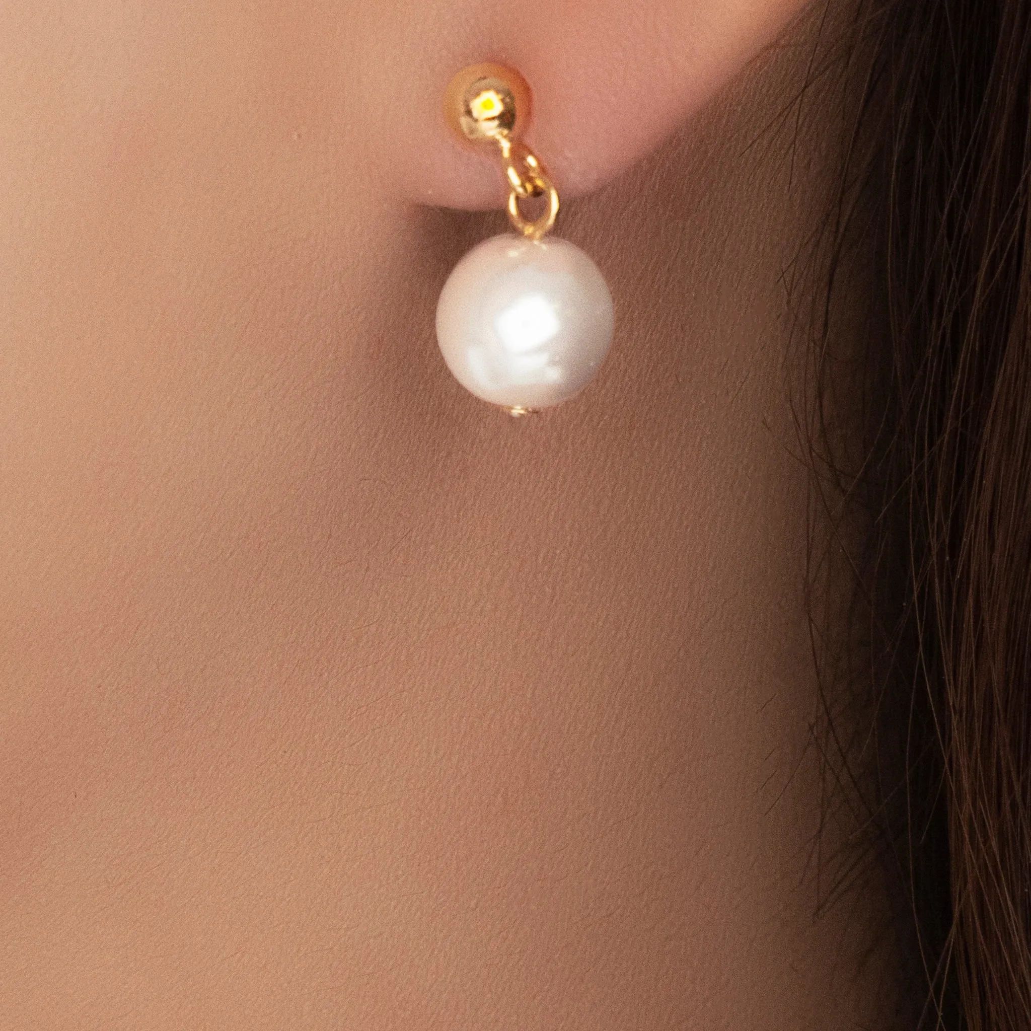 14K Ethan Pearl Earrings