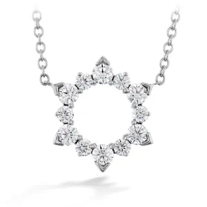 18KW 0.5ct Aerial Eclipse Pendant