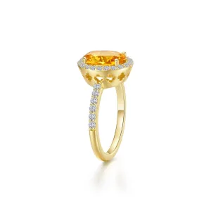 2.6 CTW Oval Halo Engagement Ring R0546AMP05