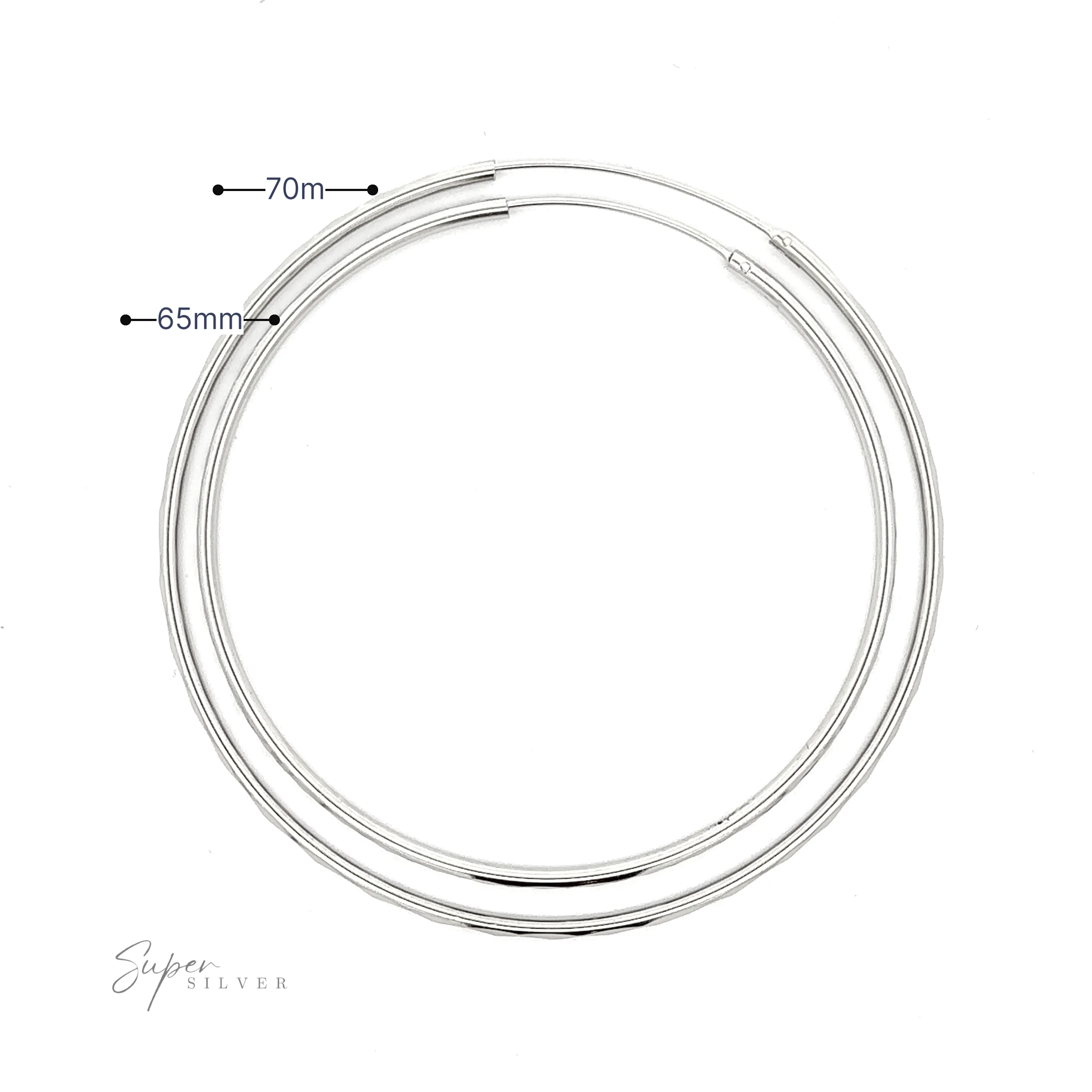 2mm Diamond Faceted Hoops