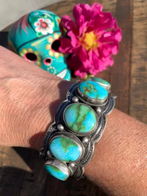 5 Stone Sonoran Gold Cuff #2
