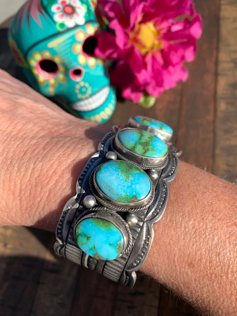 5 Stone Sonoran Gold Cuff #2