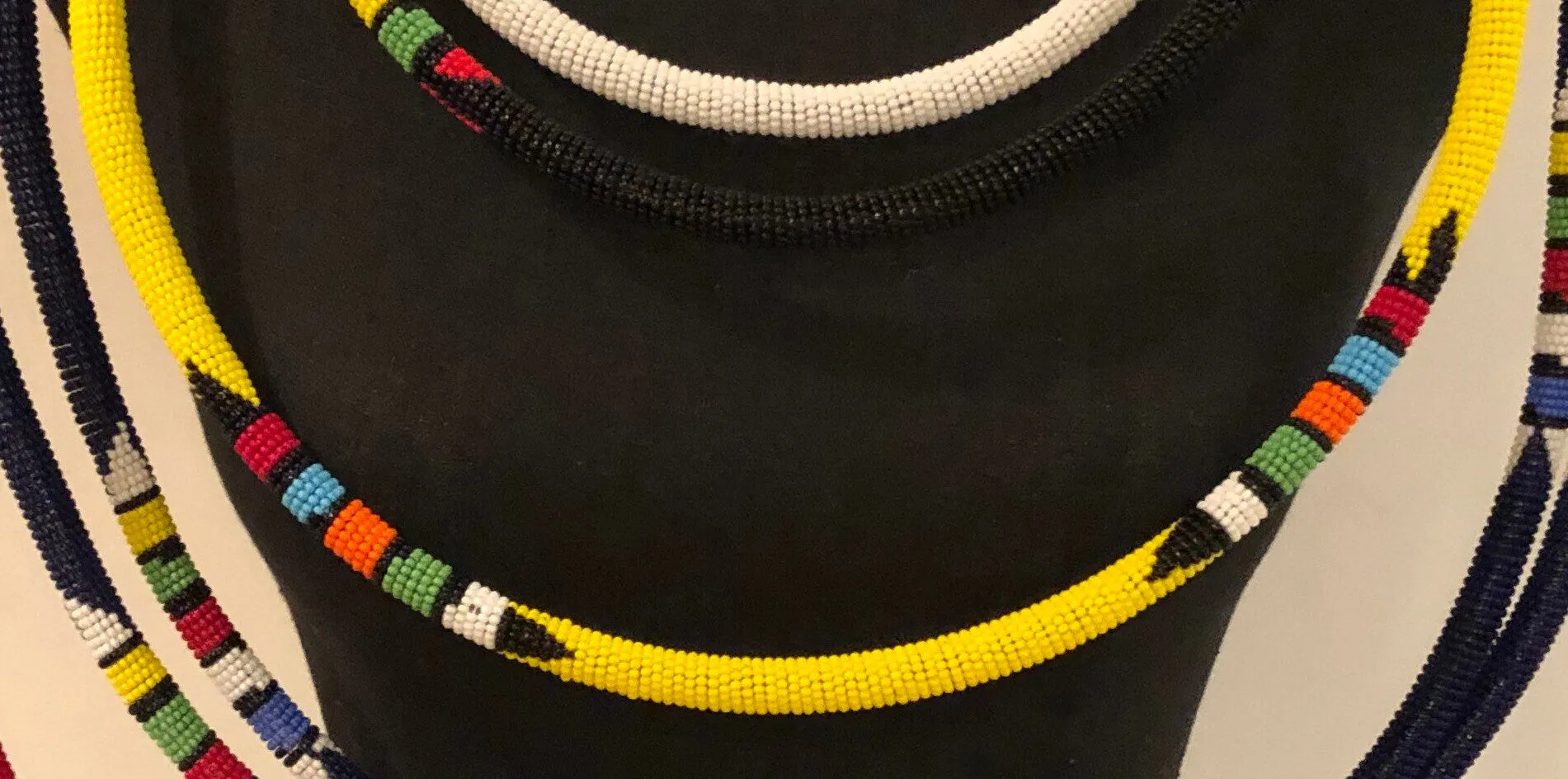 6-in-1 Empress Beaded Necklace Set | Multi Strand South African Zulu Beaded Necklace | Tribal & Ethnic | Afrocentric