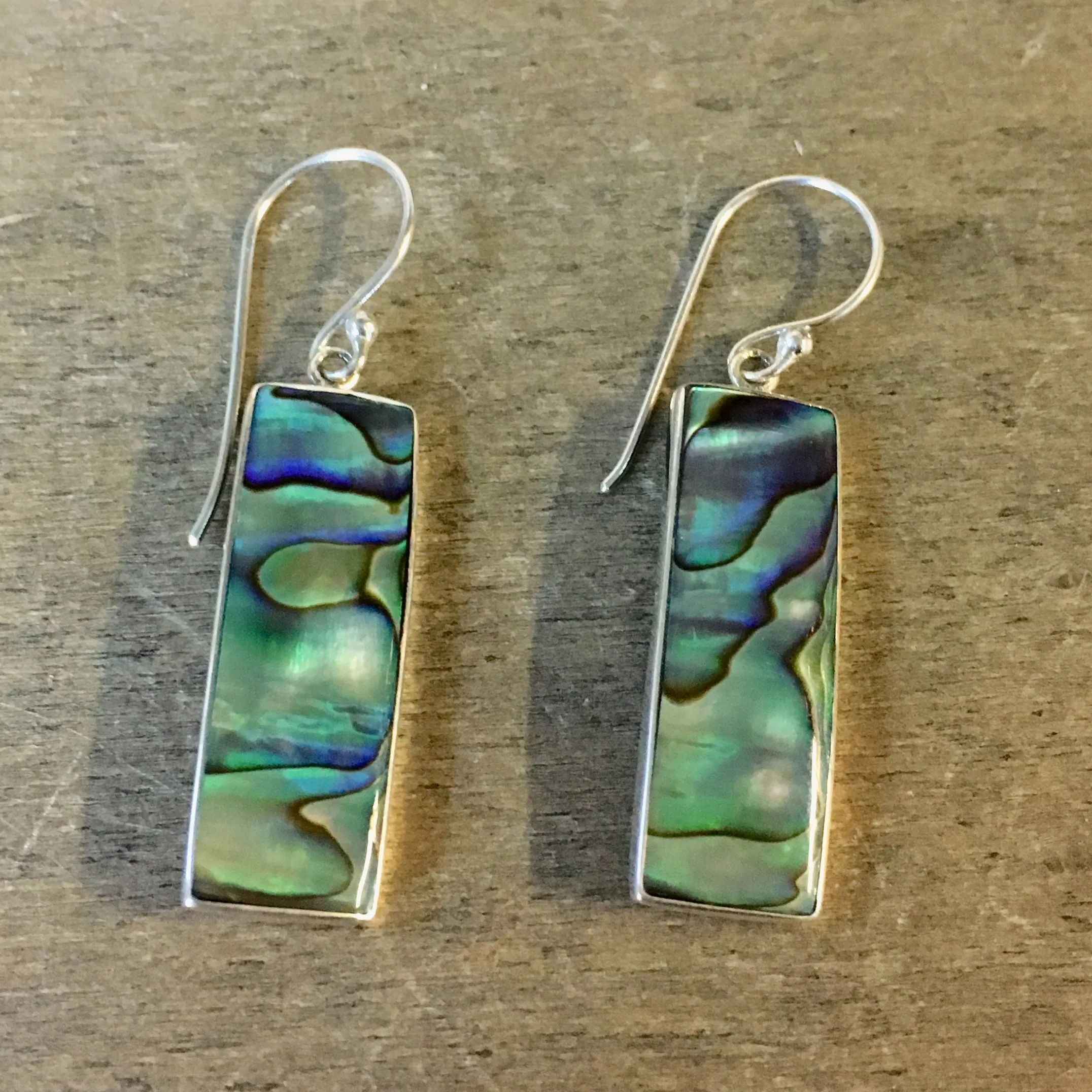 Abalone Simple Shape Earrings