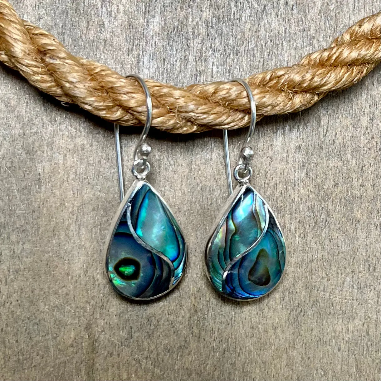 Abalone Simple Shape Earrings