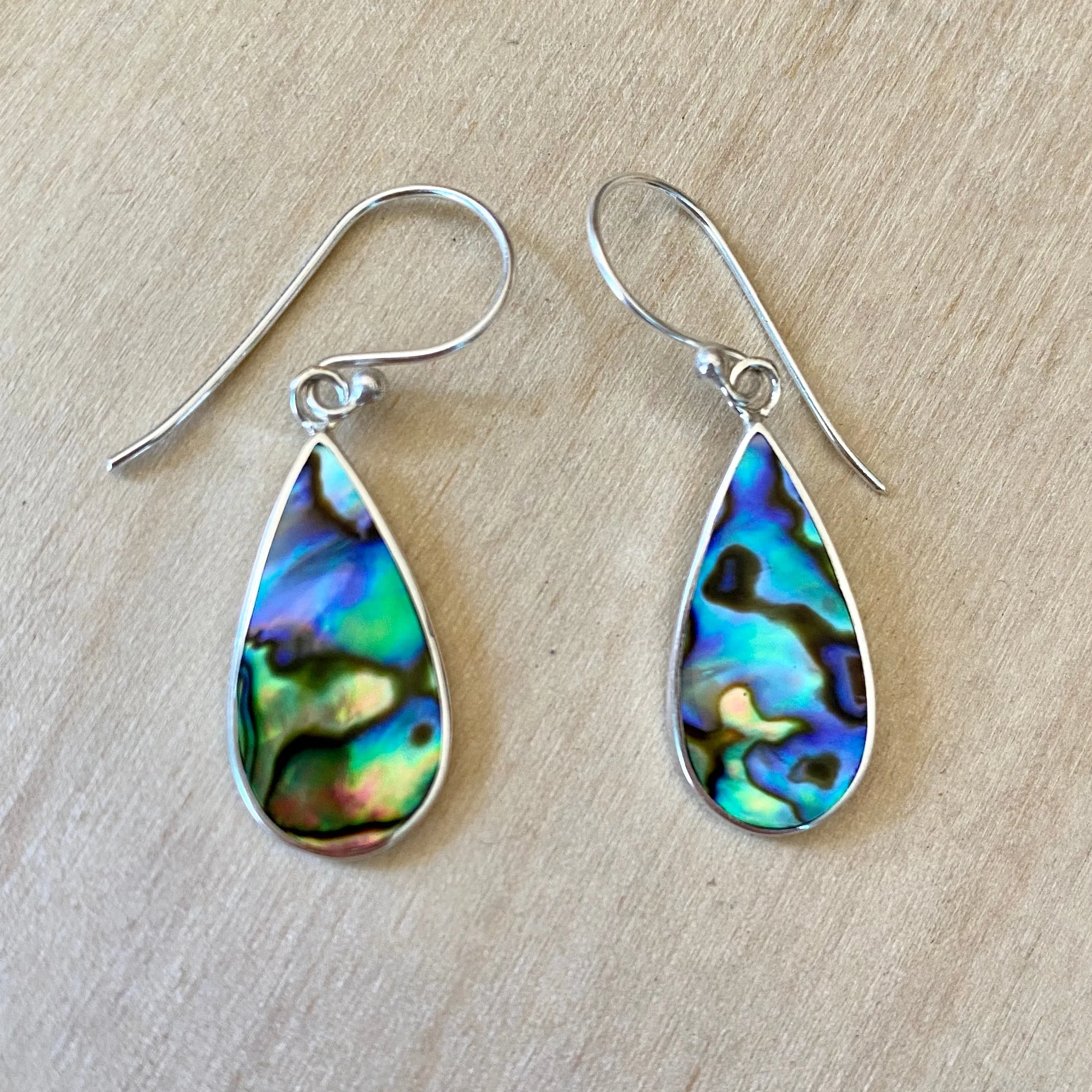 Abalone Simple Shape Earrings
