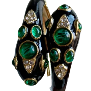Black Double Headed Snake Bracelet