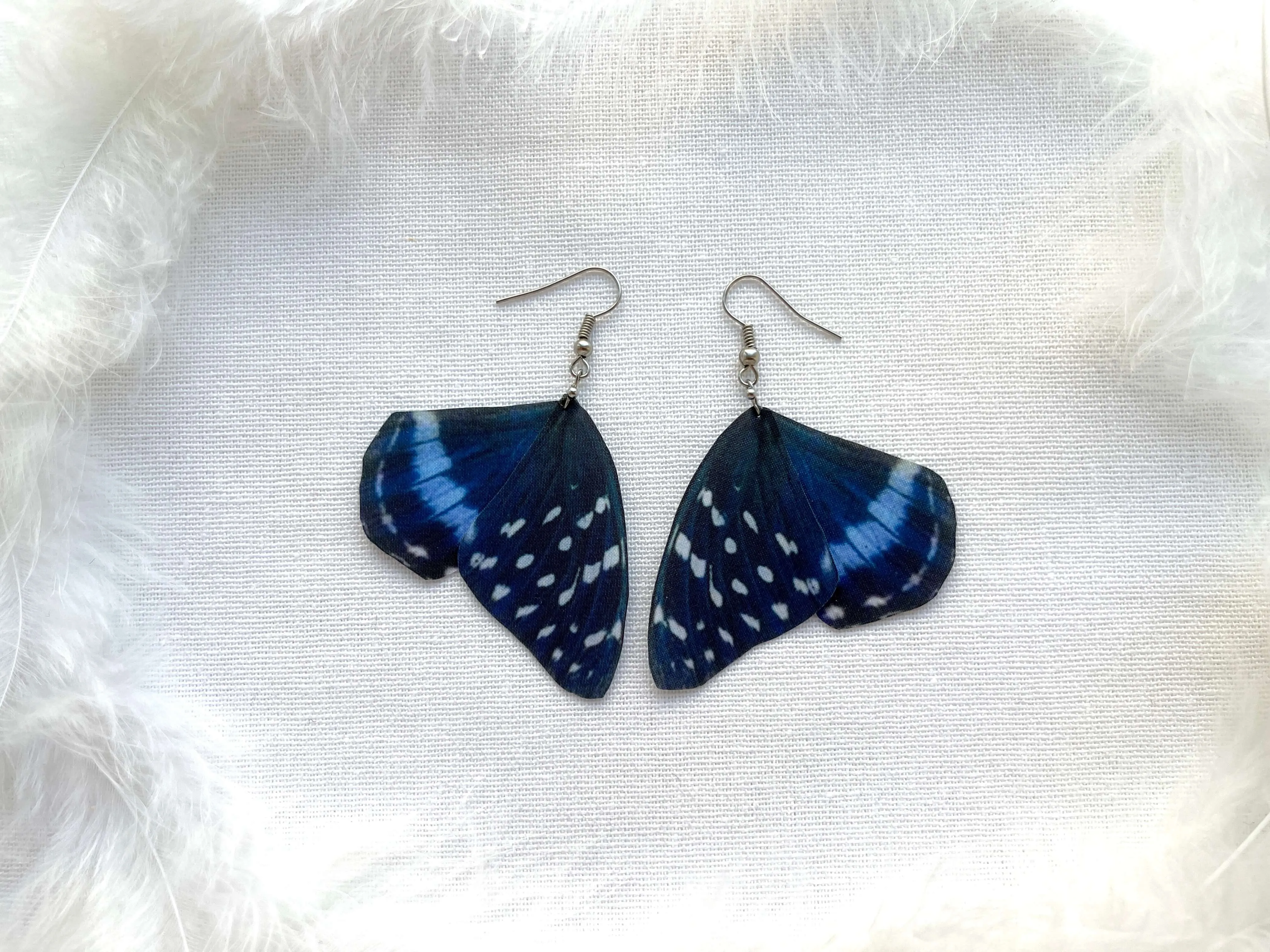 Black Whimsigoth Wings Earrings