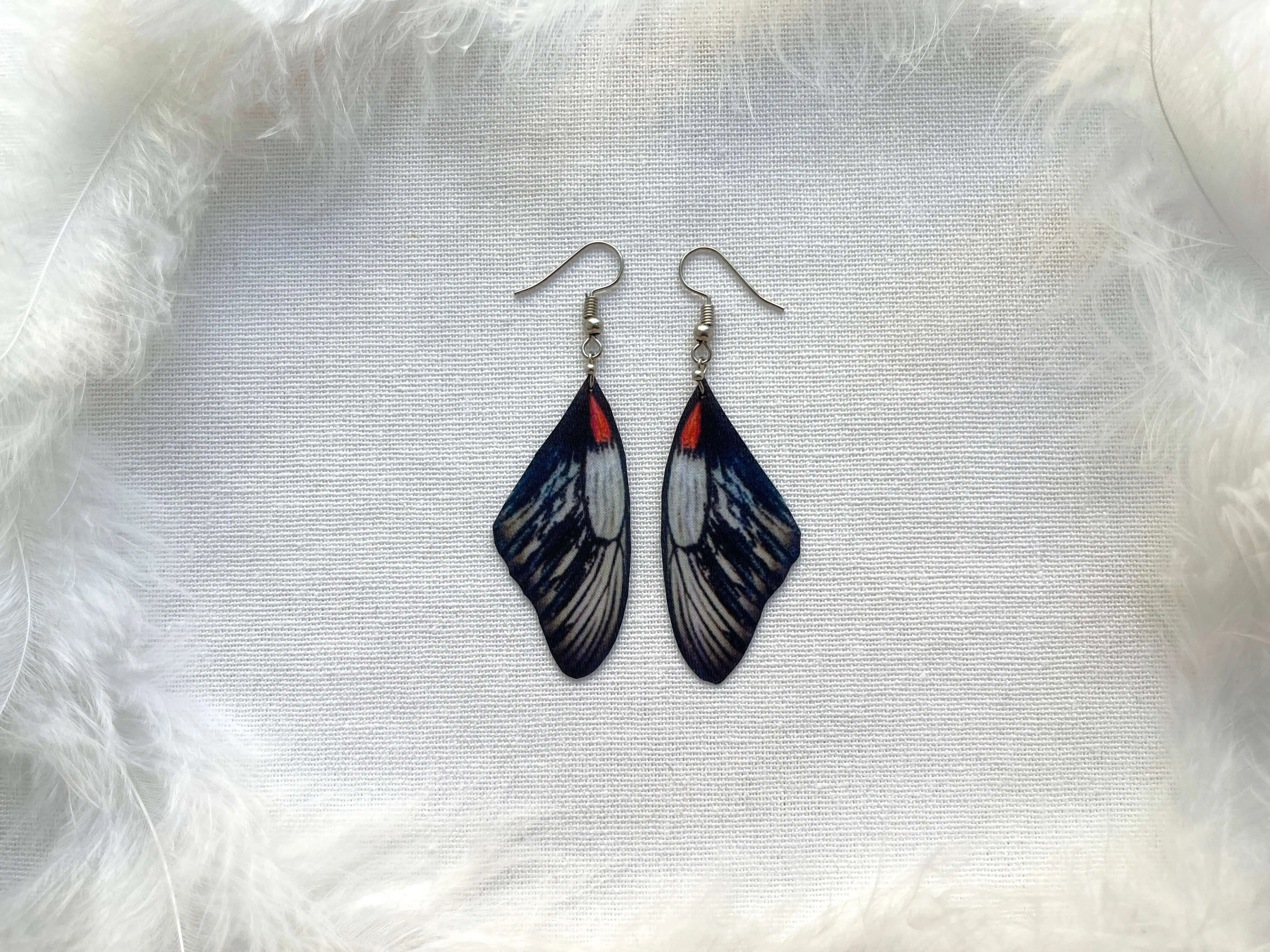 Black Whimsigoth Wings Earrings