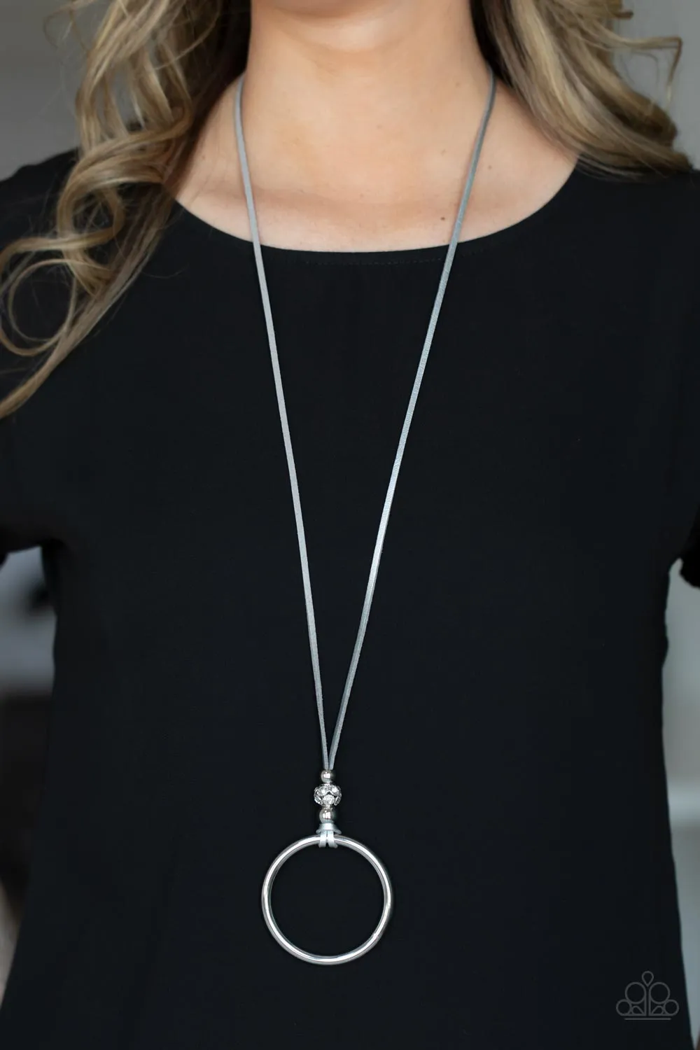 BLING Into Focus - Silver Neckace