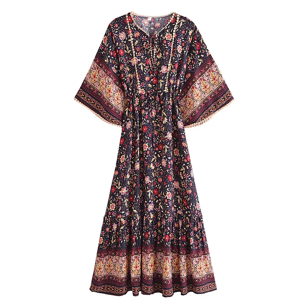 Bluebell Floral Print Maxi Dress
