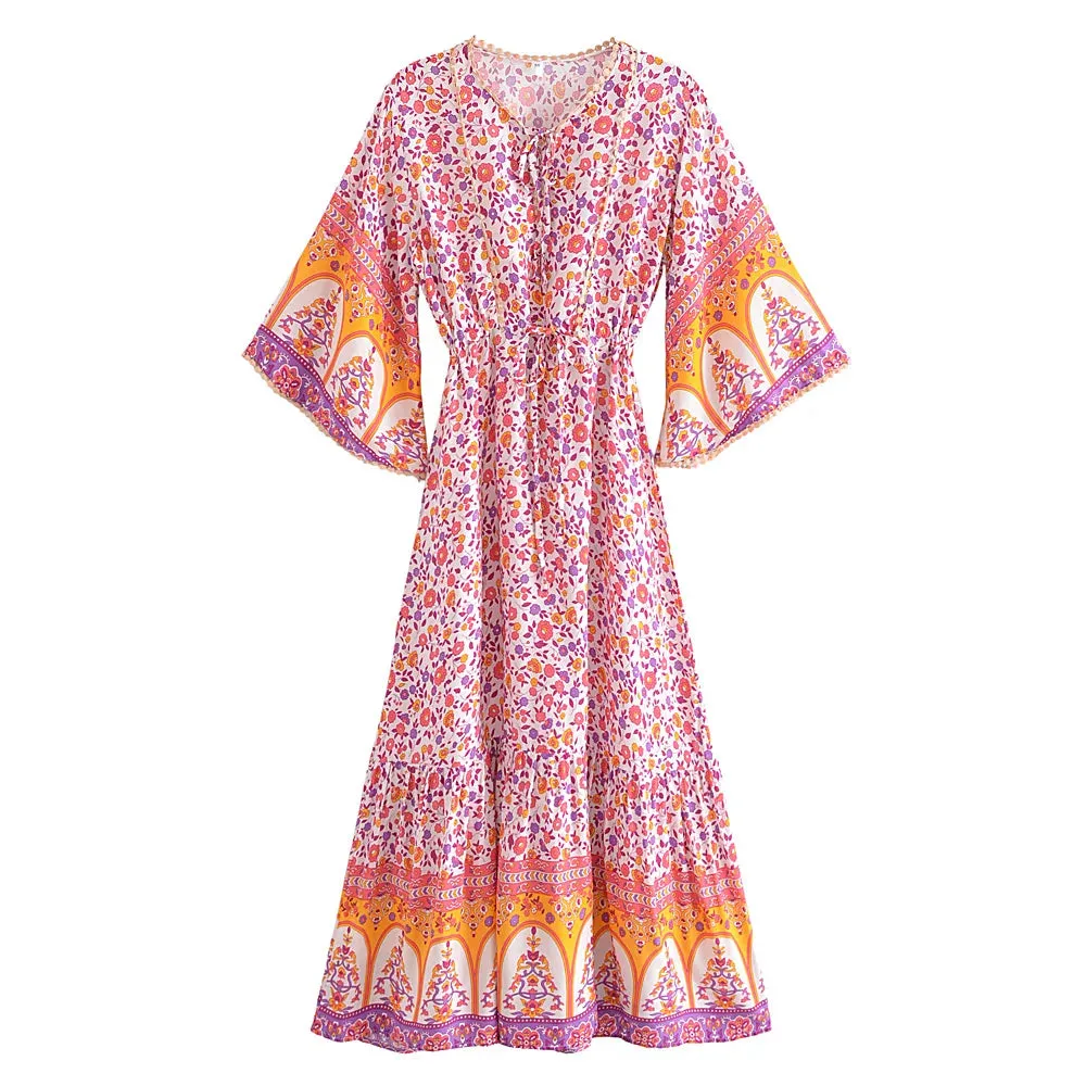 Bluebell Floral Print Maxi Dress