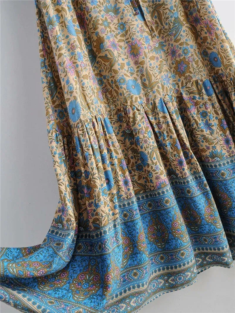 Bluebell Floral Print Maxi Dress