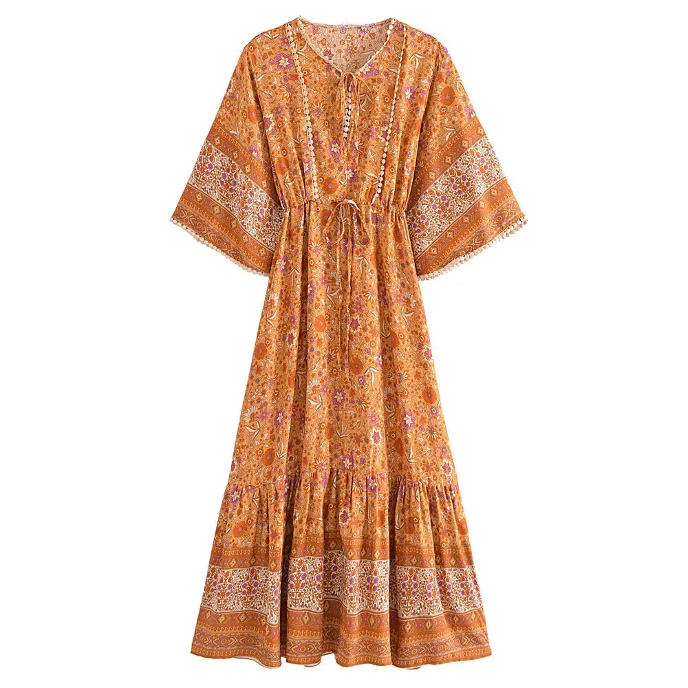 Bluebell Floral Print Maxi Dress