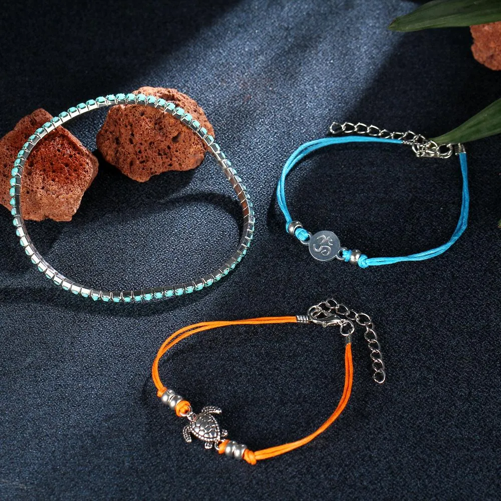 Boho Turtle Bracelet Stack