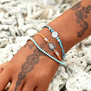 Boho Turtle Bracelet Stack