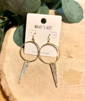 Bold babe dangle earrings