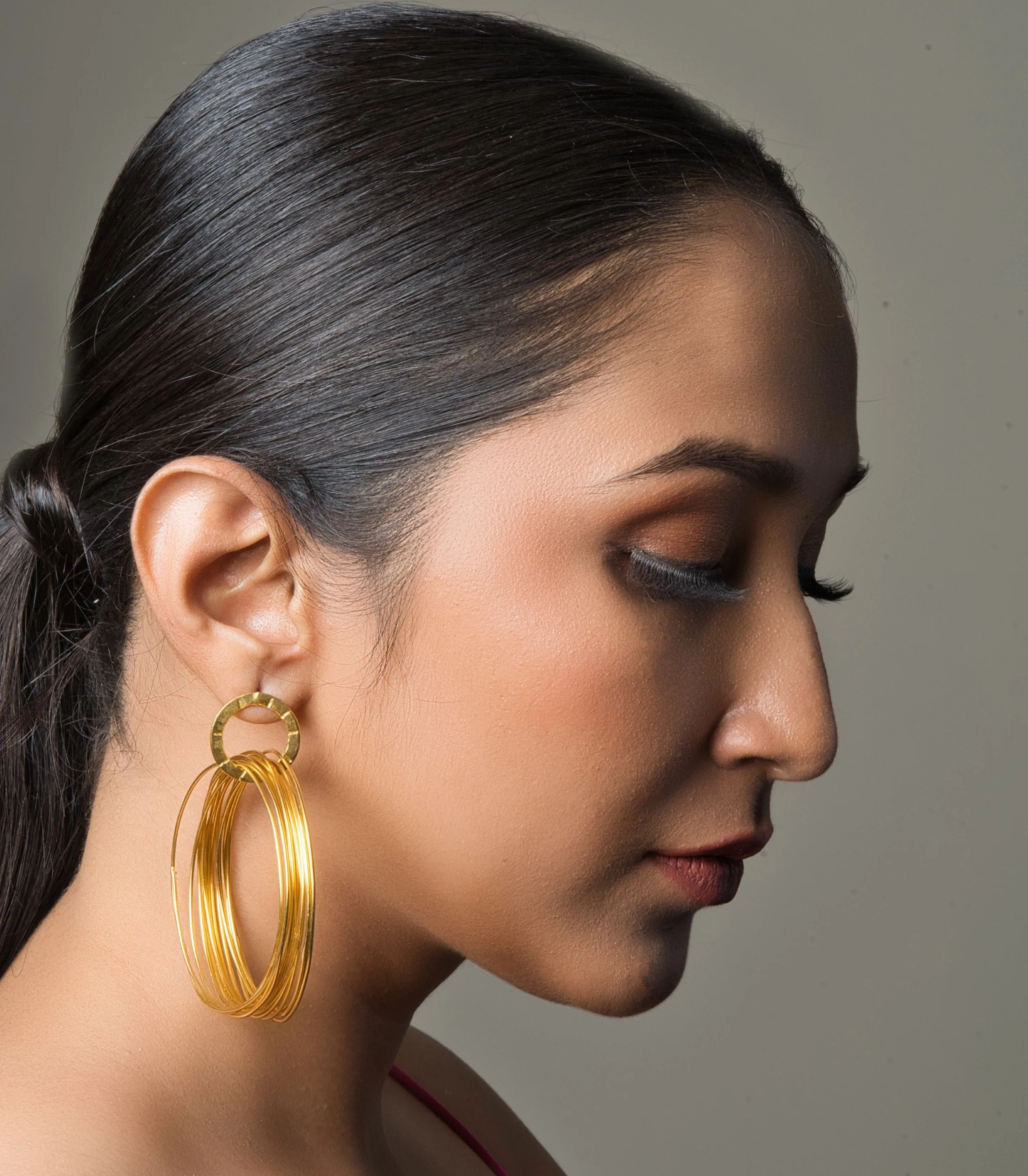 Bold Circular Hoop Earrings