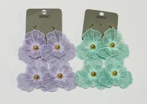Bold Floral Earrings