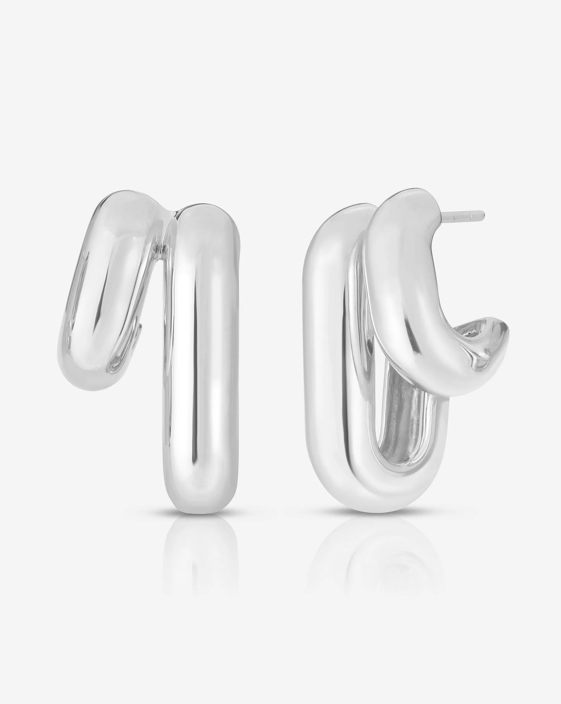 Bold Gold Cloud Multi Hoops