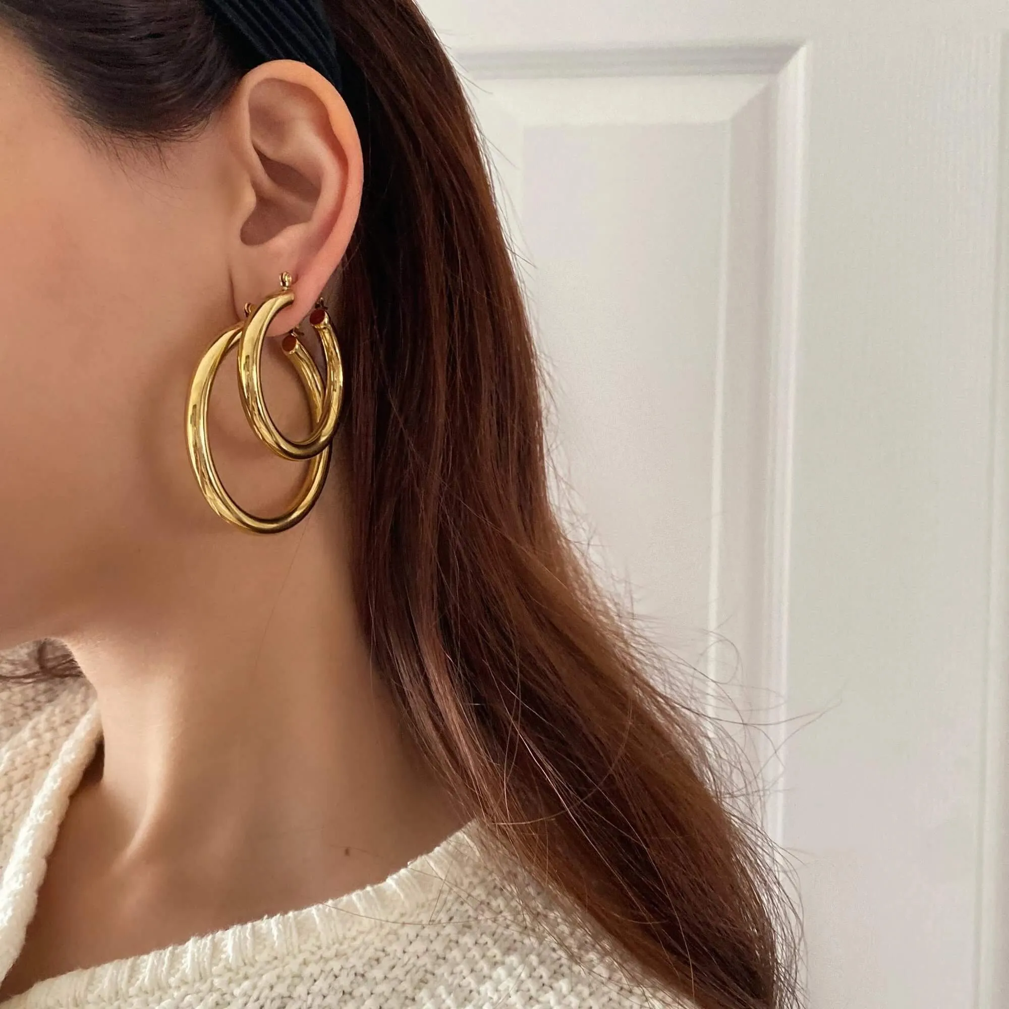 Bold Gold Hoops