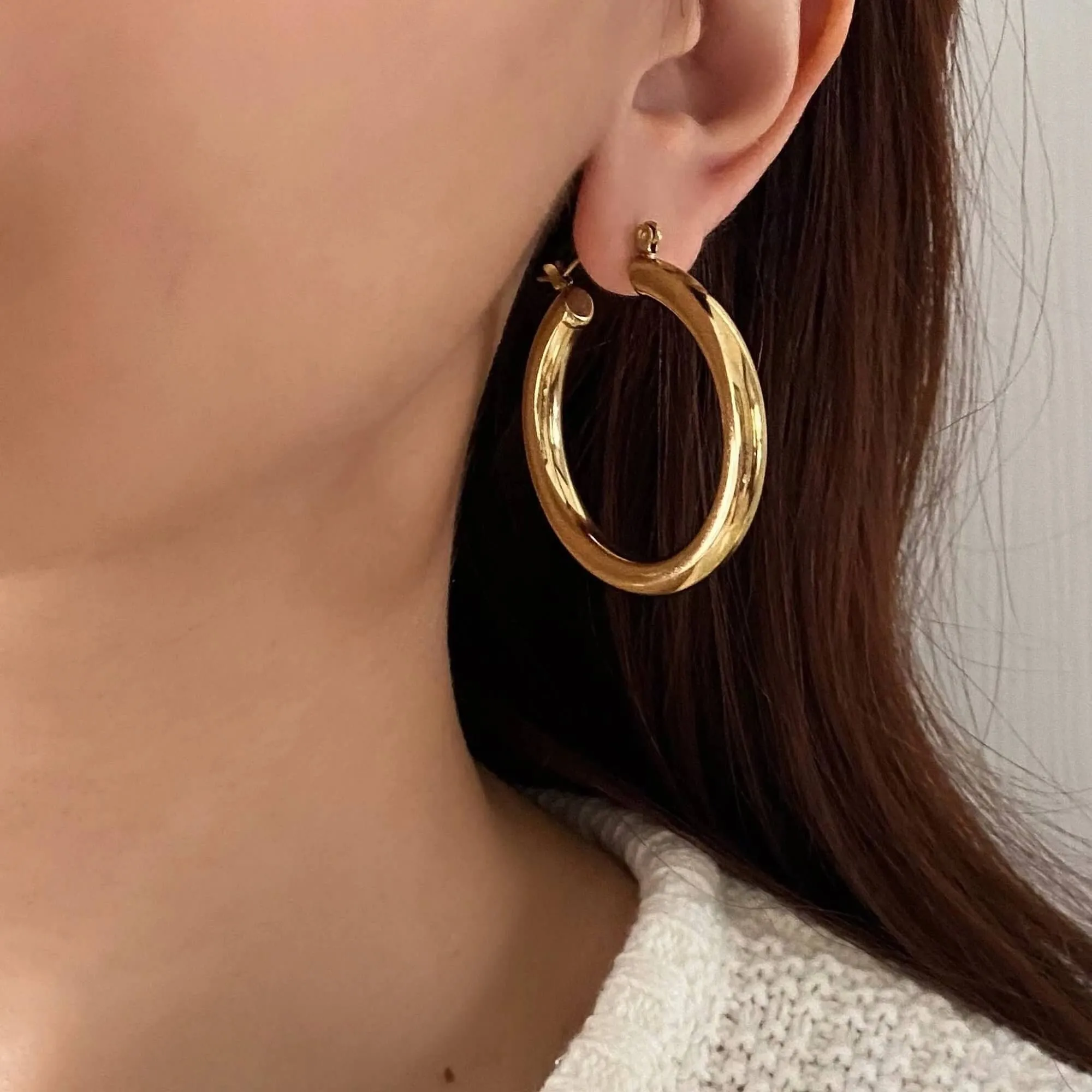 Bold Gold Hoops