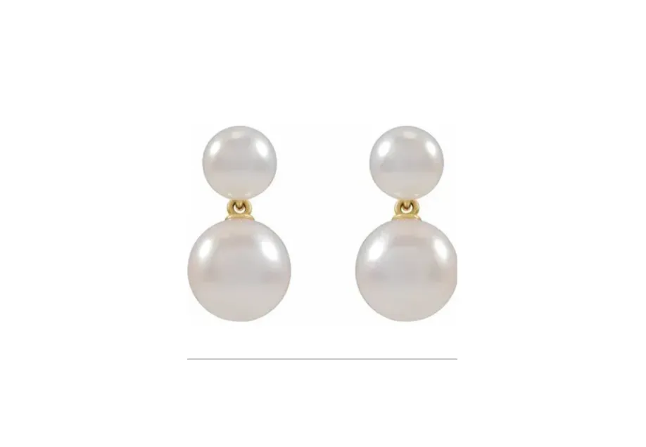 Bold Pearl Drop Earrings