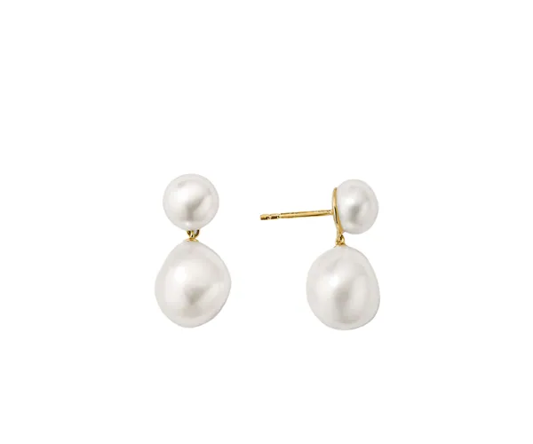 Bold Pearl Drop Earrings