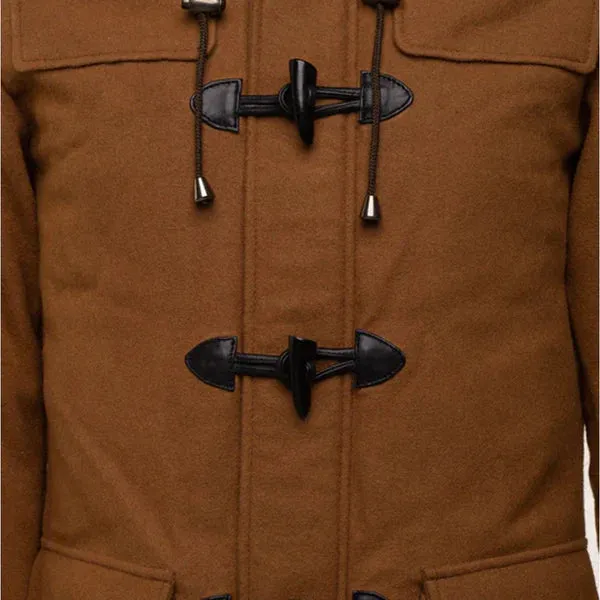 Brown Clifford's Suede Stylish Leather Coat