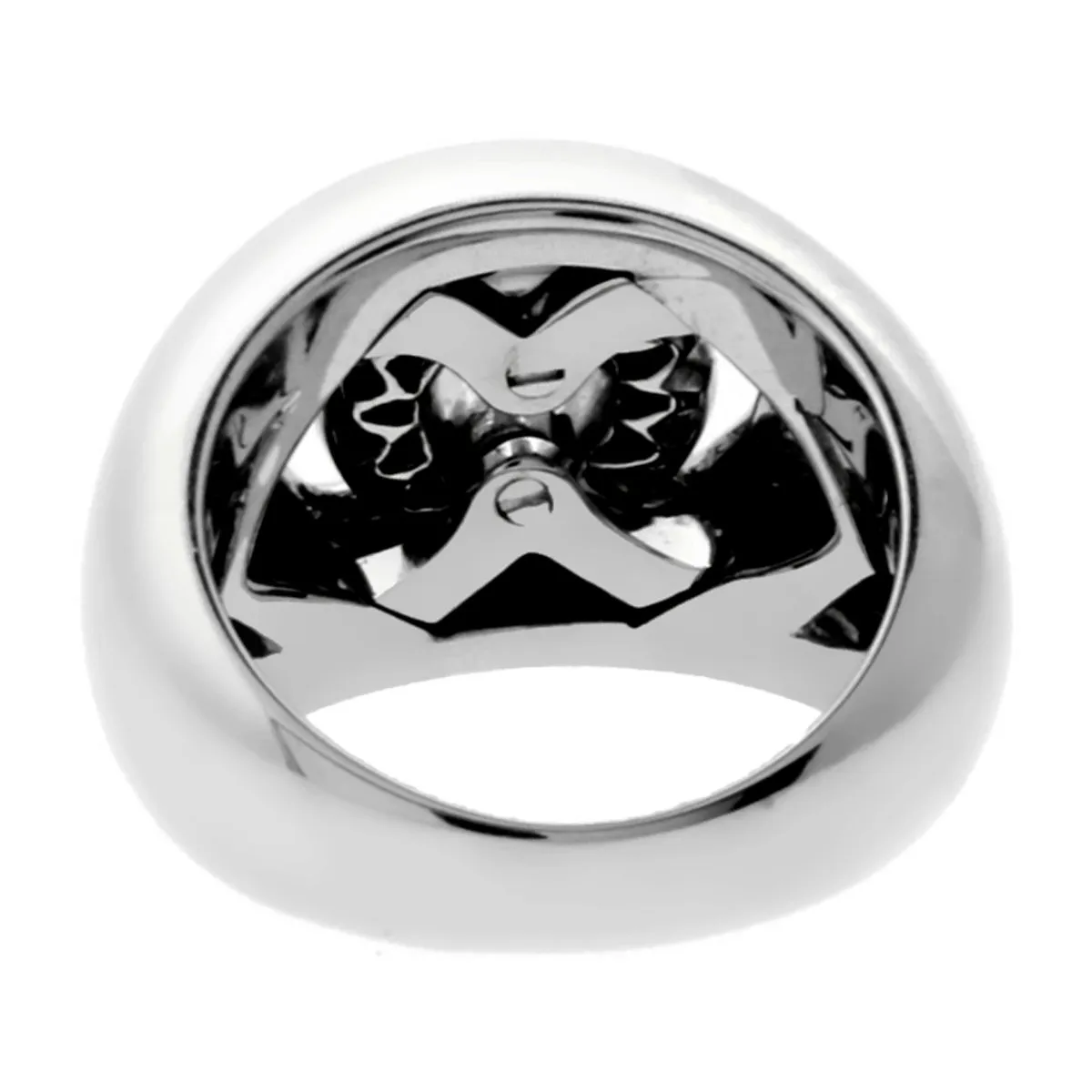 Bulgari Diamond Dome Gold Ring
