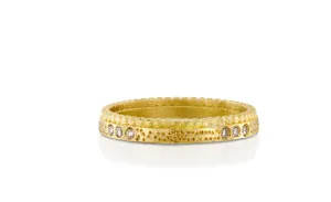 Champagne Diamond Wedding Ring