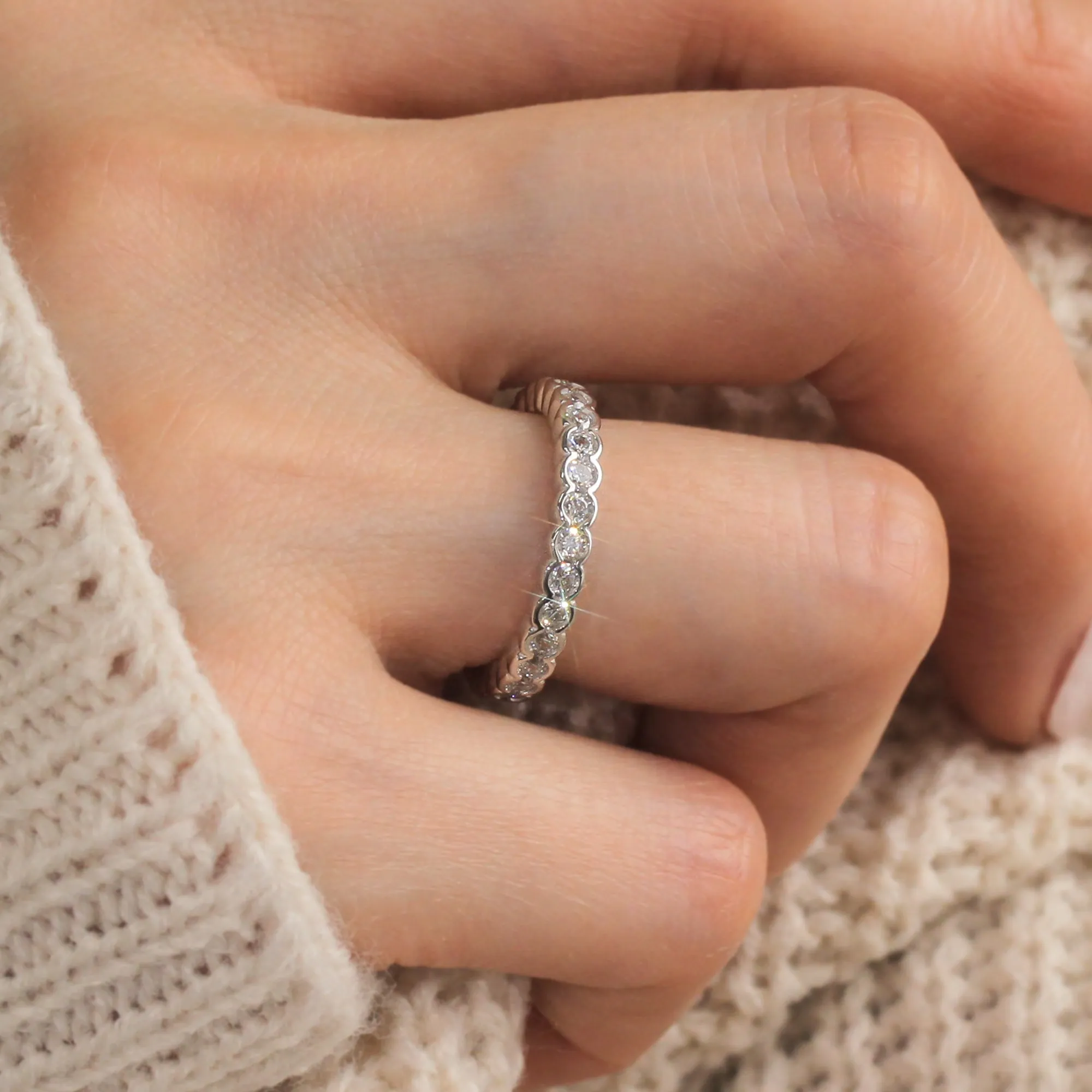 Chic Devotion Silken Eternity Ring