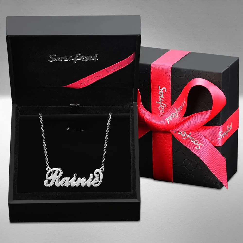 Children's "Carrie" Style Name Necklace