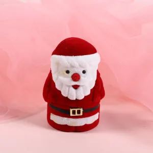 Christmas Ring Box Christmas Velvet Jewelry Box for Proposal Engagement and Wedding