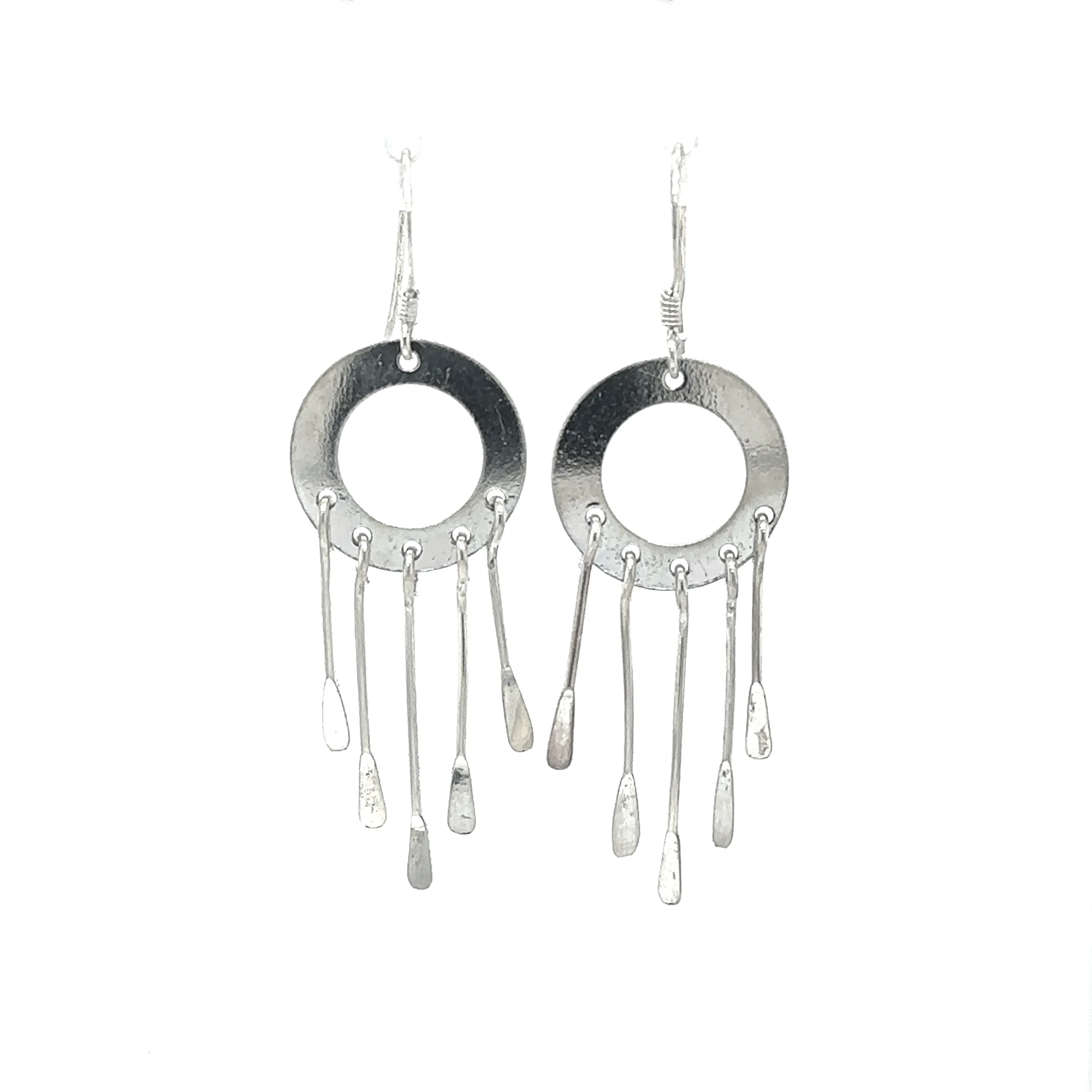 Circle Tassel Earrings