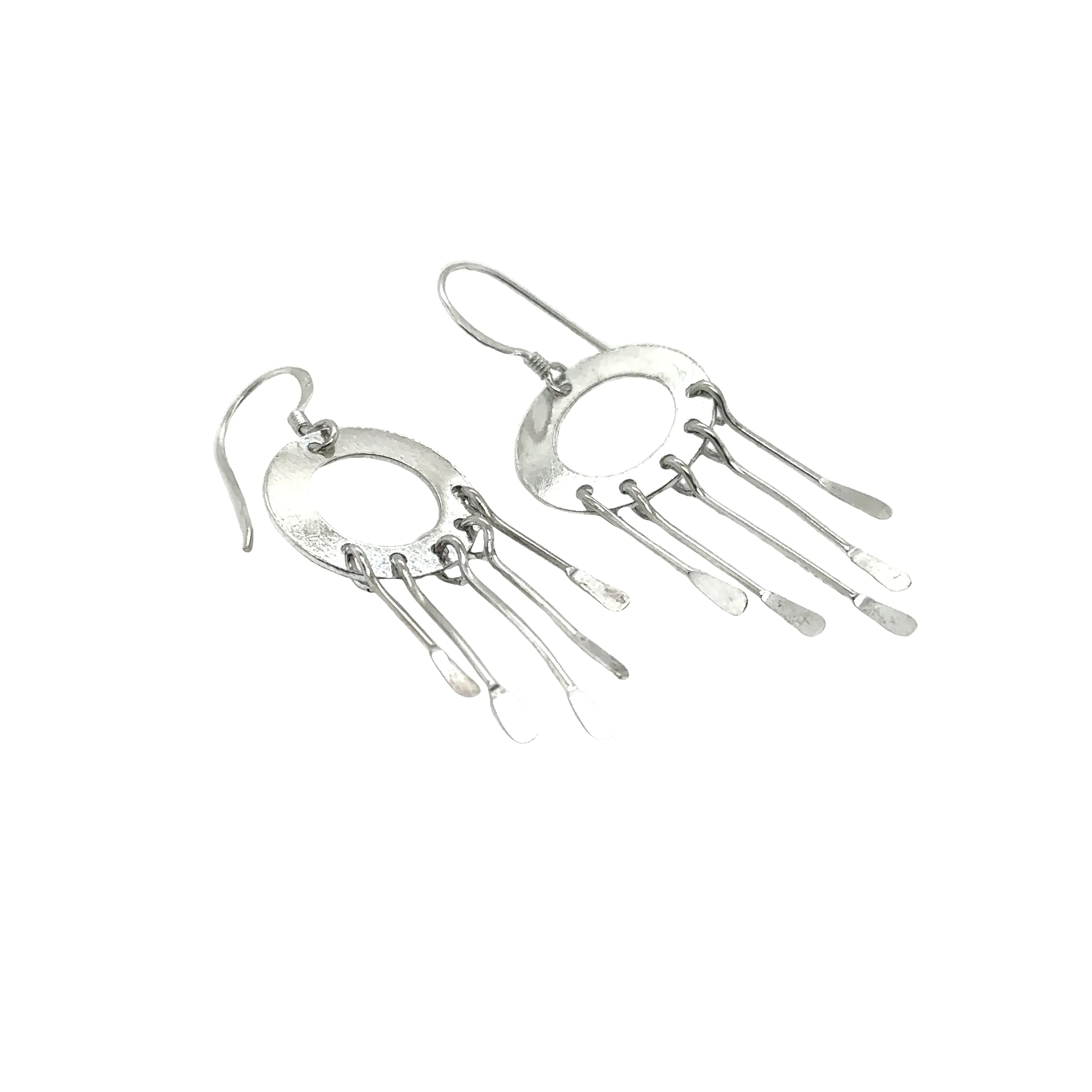 Circle Tassel Earrings