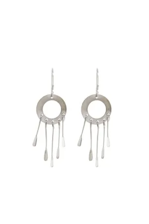Circle Tassel Earrings