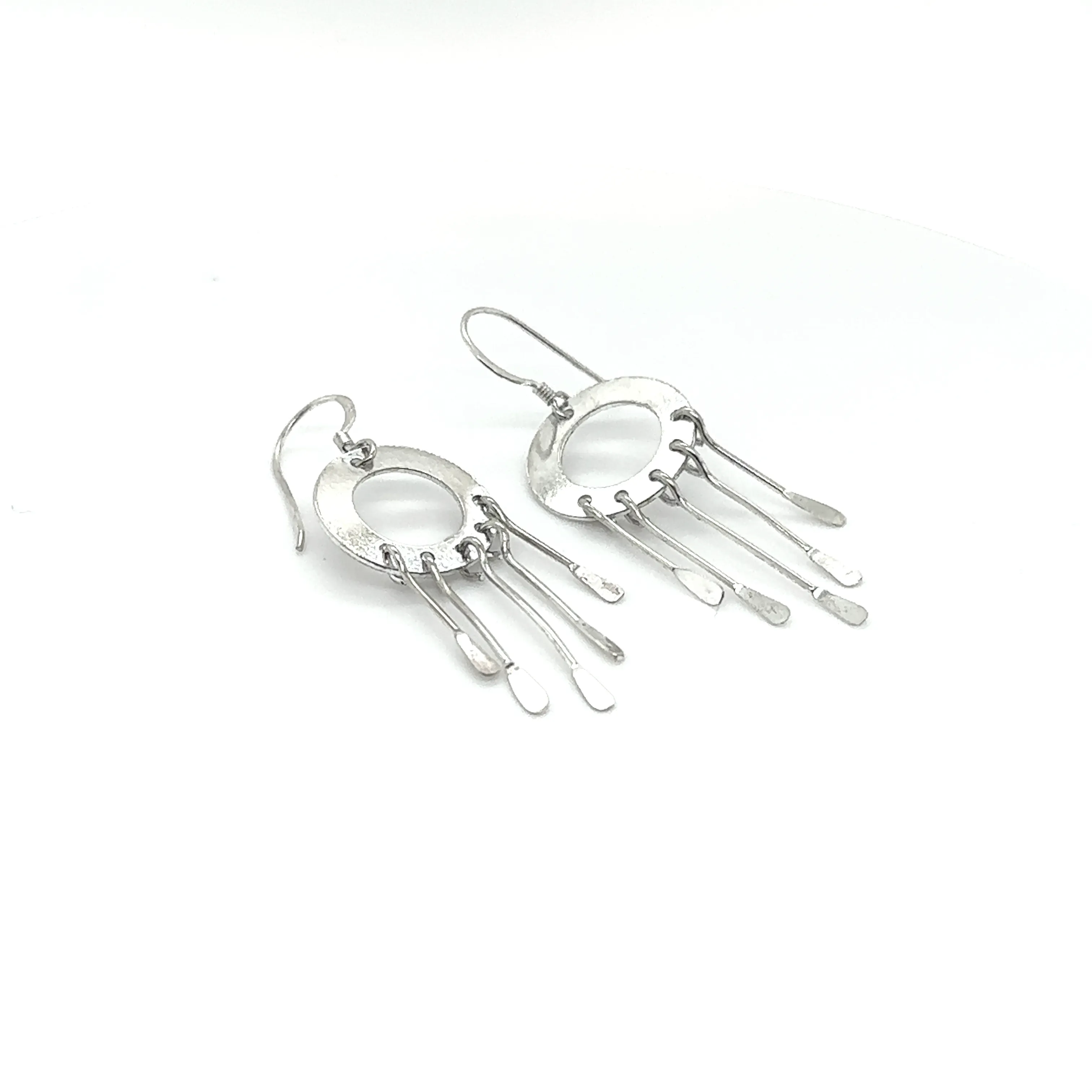 Circle Tassel Earrings