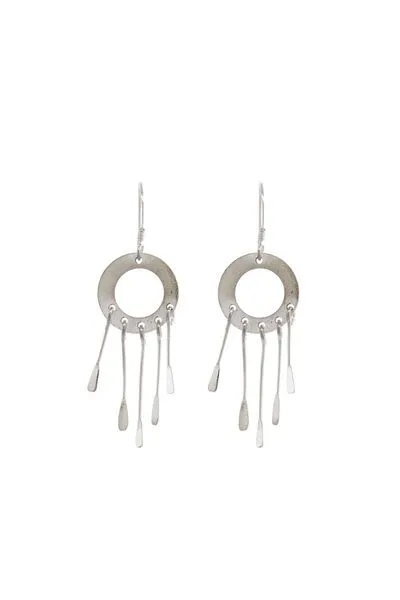 Circle Tassel Earrings