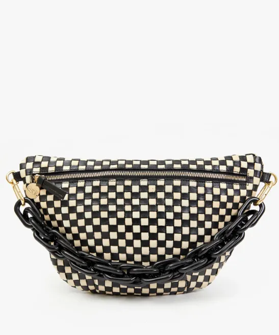 Clare V. Shortie Strap - Black Resin