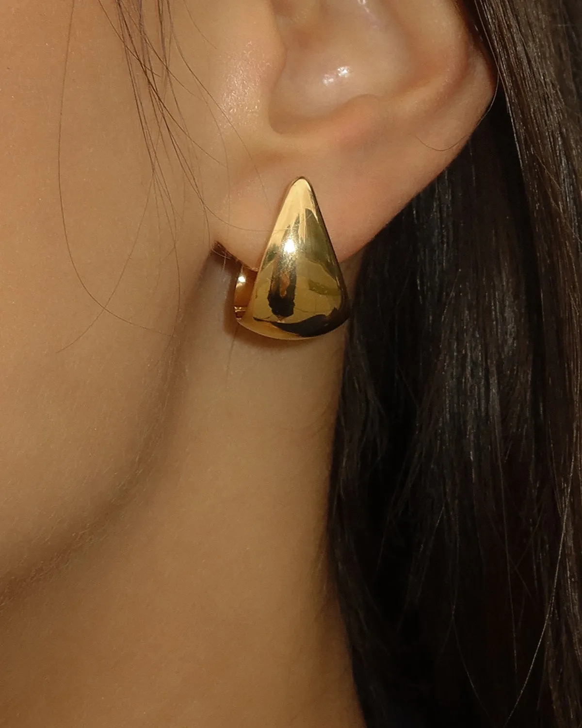 Claw Hoops Bold | Gold