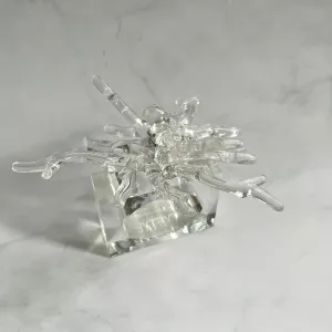 Clear Coral Napkin Rings (set of 4)