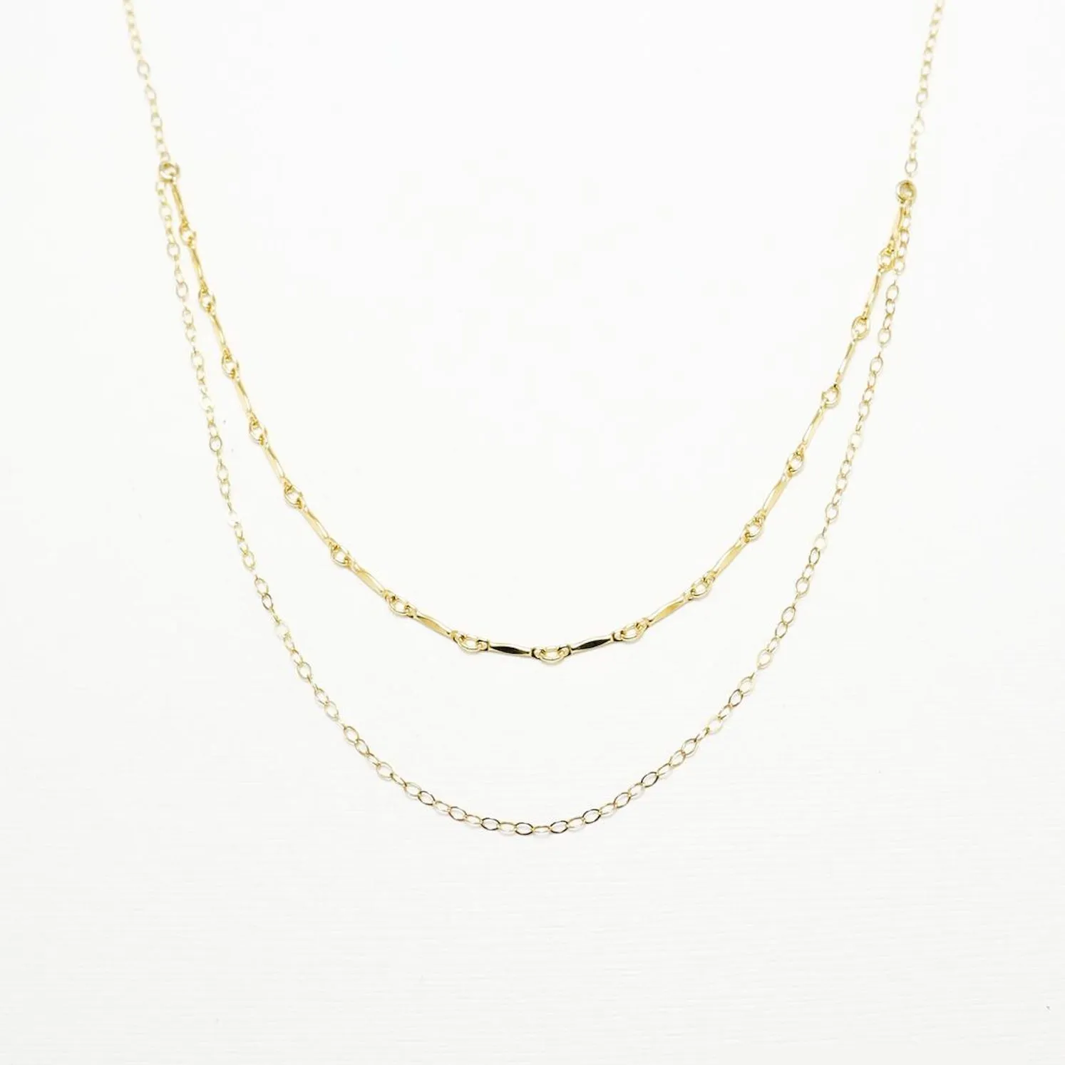 Darling Double-Layered Choker Necklace No. V