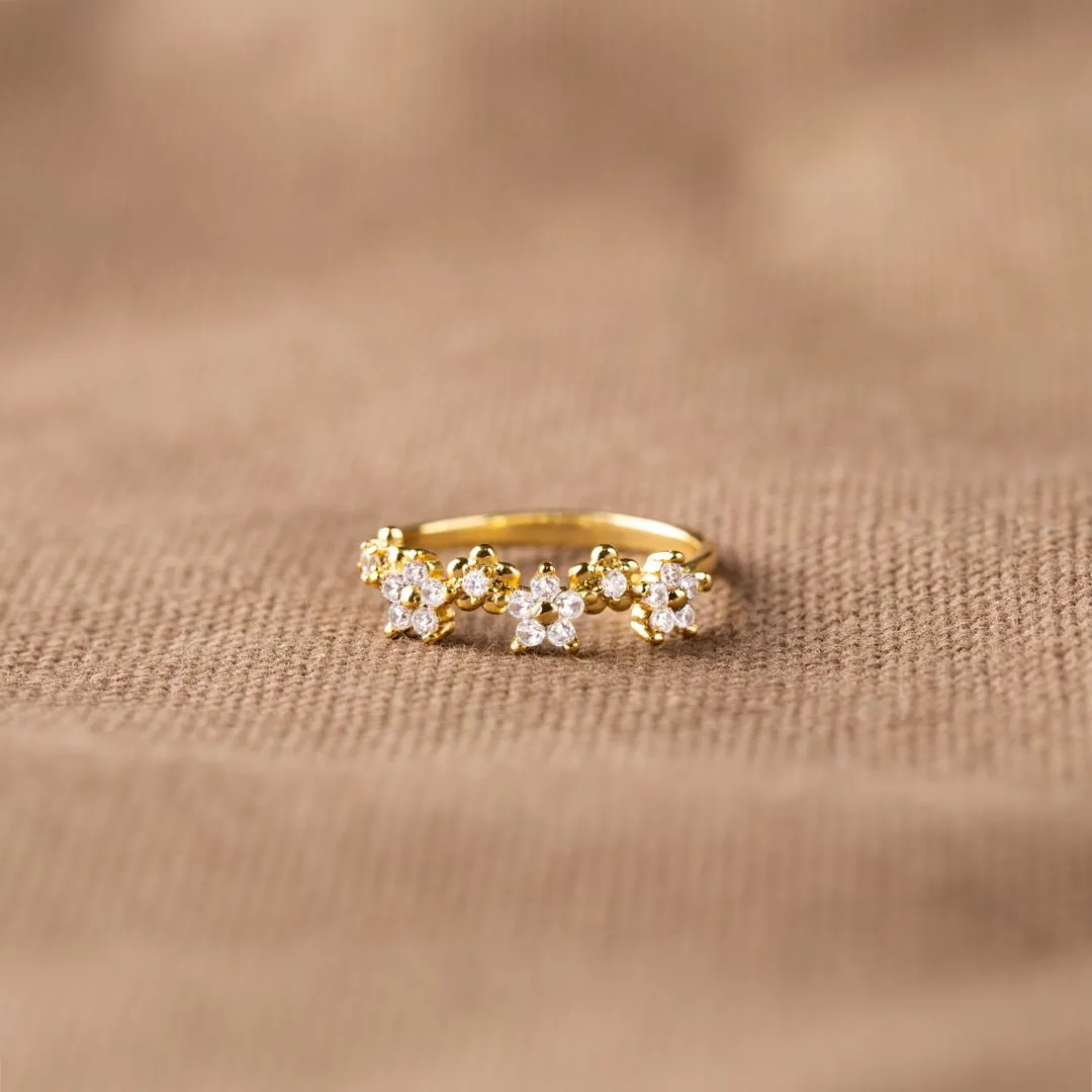 Different Flower From The Same Garden Floral Ring