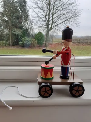 Drumming Soldier On Wheels