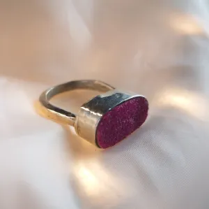 Druzy Agate Ring
