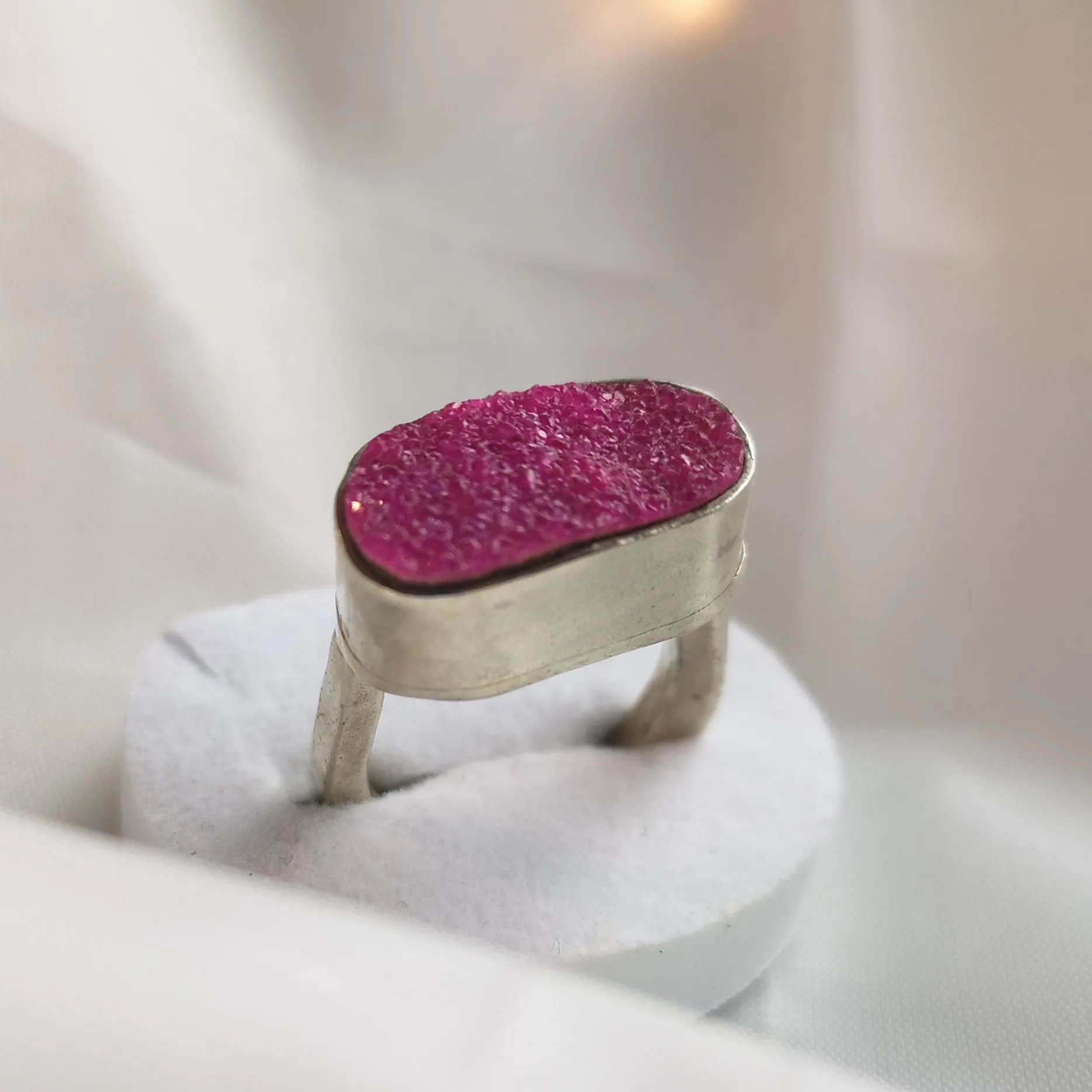 Druzy Agate Ring