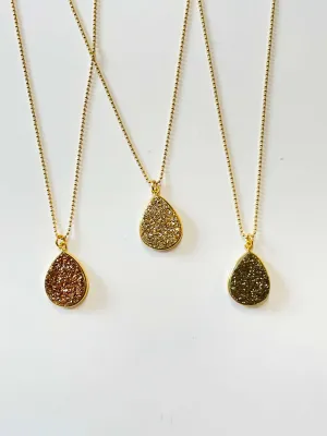 Druzy Necklaces {Multiple Colors}