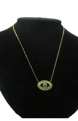 EE Turq Encased Necklace